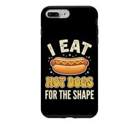 Carcasa para iPhone 7 Plus/8 Plus I Eat Hot Dogs For The Shape Barbacoa