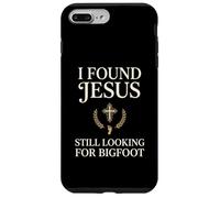 Carcasa para iPhone 7 Plus/8 Plus I Found Jesus Still Looking For Bigfoot Cristian fe Rezando
