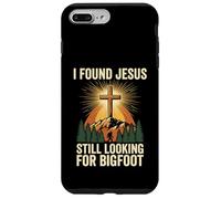 Carcasa para iPhone 7 Plus/8 Plus I Found Jesus Still Looking For Bigfoot Cristo Cruz Dios Rey