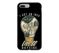 Carcasa para iPhone 7 Plus/8 Plus I Got An Idea Let's Go Outside Vintage Hiking Outdoors Lover