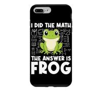 Carcasa para iPhone 7 Plus/8 Plus I Hice The Math La Respuesta es Frog Math Teacher Math Club