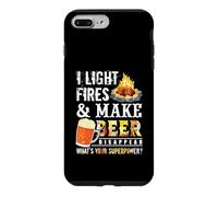 Carcasa para iPhone 7 Plus/8 Plus I Light Fires and Make Beer Disappear Drinking Camping Gift