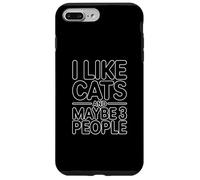 Carcasa para iPhone 7 Plus/8 Plus I Like Cats and Maybe 3 People
