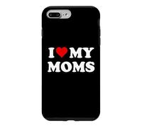 Carcasa para iPhone 7 Plus/8 Plus I Love My Moms Gay Pride Two Moms Are Better Than One Mother