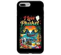 Carcasa para iPhone 7 Plus/8 Plus I Love Phuket Tailandia Recuerdo de Viaje Orgulloso tailandés