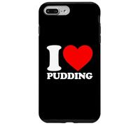 Carcasa para iPhone 7 Plus/8 Plus I Love Pudding, I Heart Pudding