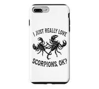 Carcasa para iPhone 7 Plus/8 Plus I Love Scorpions Ok - Escorpión Lindo y Divertido