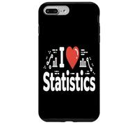 Carcasa para iPhone 7 Plus/8 Plus I Love Statistics Funny Data Analyst Matemáticas
