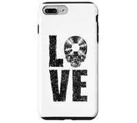 Carcasa para iPhone 7 Plus/8 Plus I Love Vinyl Old School Coleccionista de Discos de Calavera gótica