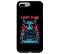 Carcasa para iPhone 7 Plus/8 Plus I Make Beats House Cat DJ Rave EDM Music Deejay Ecualizador