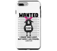 Carcasa para iPhone 7 Plus/8 Plus I Once Was Lost But Now I Am Found Lucas 15:10 Fun Lost Sheep