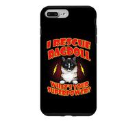 Carcasa para iPhone 7 Plus/8 Plus I Rescue Ragdoll Cat What's Your Superpower Funny Cats Lover
