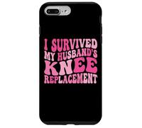 Carcasa para iPhone 7 Plus/8 Plus I Survived My Husbands Knee Replacement Cirugia Articular