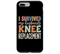 Carcasa para iPhone 7 Plus/8 Plus I Survived My Husbands Knee Replacement Cirugia Articular