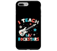 Carcasa para iPhone 7 Plus/8 Plus I Teach Lil' Rockstars, Profesor de música Rock, Banda de Guitarra