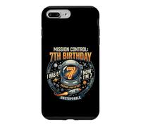 Carcasa para iPhone 7 Plus/8 Plus I Was 6 Now Im 7 Astronaut Outer Space Birthday Kids Gear