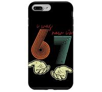 Carcasa para iPhone 7 Plus/8 Plus I Was 6 Now I'm 7 Funny 7th Birthday Retro Hands Meme Girls
