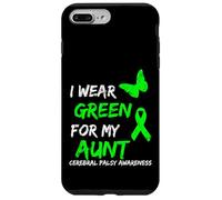 Carcasa para iPhone 7 Plus/8 Plus I Wear Green For My Aunt Cerebral Palsy Ribbon