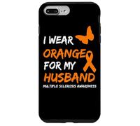 Carcasa para iPhone 7 Plus/8 Plus I Wear Orange For My Husband Multiple Sclerosis Ribbon