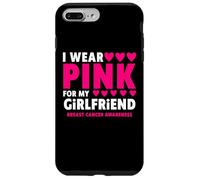Carcasa para iPhone 7 Plus/8 Plus I Wear Pink For My Girlfriend Cancer Concienciación