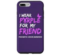 Carcasa para iPhone 7 Plus/8 Plus I Wear Purple for my Friend Pancreatic Cancer Awareness