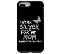 Carcasa para iPhone 7 Plus/8 Plus I Wear Silver FOR MY MOM Parkinson's Disease Awareness