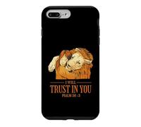 Carcasa para iPhone 7 Plus/8 Plus I Will Trust In You Salmo 56: 3- Cita de la Biblia