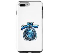 Carcasa para iPhone 7 Plus/8 Plus Ice Dimension Frozen World Clock Fantasía Escena