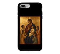 Carcasa para iPhone 7 Plus/8 Plus Icono ortodoxo de Jesucristo bendiciendo a los niños