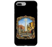 Carcasa para iPhone 7 Plus/8 Plus Iconos de Buenos Aires Argentina Clásico Filleteado Arte