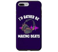 Carcasa para iPhone 7 Plus/8 Plus I'D Rather Be Making Beats Funny Productor Musical