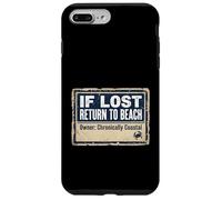 Carcasa para iPhone 7 Plus/8 Plus If Lost Return To Beach Coastal Crab Sign