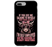 Carcasa para iPhone 7 Plus/8 Plus If You See Me Talking To Myself Just Move Along