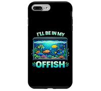 Carcasa para iPhone 7 Plus/8 Plus I'Ll Be In My Offish Funny Fish Pun Aquarium Humor Design