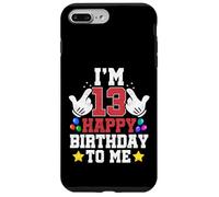 Carcasa para iPhone 7 Plus/8 Plus I'm 13 Happy Birthday to Me Teenager Oficial Cumpleaños 13