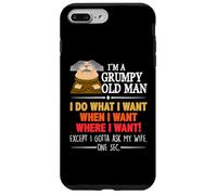 Carcasa para iPhone 7 Plus/8 Plus I'm A Grumpy Old Man I Do What I Want When I Want Funny
