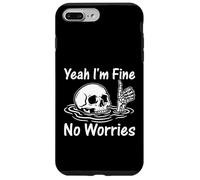Carcasa para iPhone 7 Plus/8 Plus I'm Fine No Worries Esqueleto Divertido Humor Sarcástico