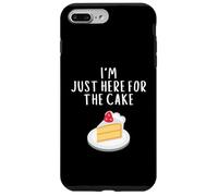 Carcasa para iPhone 7 Plus/8 Plus I'm Just Here For The Cake Funny Wedding Party Costume Cakes