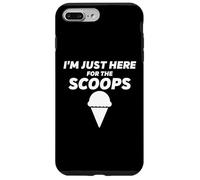 Carcasa para iPhone 7 Plus/8 Plus I'm Just Here For The Scoops - Funny Vanilla Ice Cream Joke