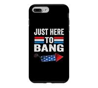 Carcasa para iPhone 7 Plus/8 Plus I'm Just Here to Bang 4th July Funny Petardo