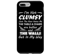 Carcasa para iPhone 7 Plus/8 Plus I'm Not Clumsy Humor Diciendo Cita Divertida Sarcástica Juego de Palabras