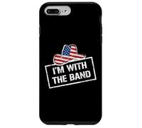 Carcasa para iPhone 7 Plus/8 Plus I'm with The Band Country Music USA Flag Cowboy Hat