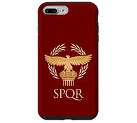 Carcasa para iPhone 7 Plus/8 Plus Imperio Romano República SPQR Águila Aquila Pilar Corona de