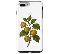 Carcasa para iPhone 7 Plus/8 Plus Impresión artística Vintage botánica Physalis Golden Berry