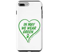 Carcasa para iPhone 7 Plus/8 Plus In May We Wear Green - Mental Health Awareness Month 2026