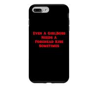 Carcasa para iPhone 7 Plus/8 Plus Incluso un Girlboss Necesita Un Beso En La Frente A Veces Lindo Y2K