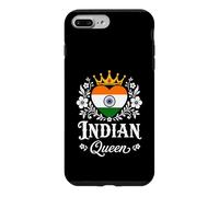Carcasa para iPhone 7 Plus/8 Plus Indian Queen India Flag Proud Indian Woman