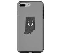 Carcasa para iPhone 7 Plus/8 Plus Indiana IN Deer Hunting Shed Antlers Design