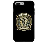 Carcasa para iPhone 7 Plus/8 Plus Insignia de Lineman Brotherhood Keeping The Lights On