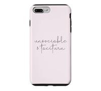 Carcasa para iPhone 7 Plus/8 Plus INSOCIABLE Y TACITURNA Jane Austen Orgullo & Prejuicio Meme